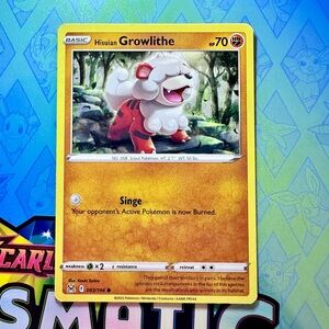 hisuian growlithe (083/196) - common — pokémon: lost origin